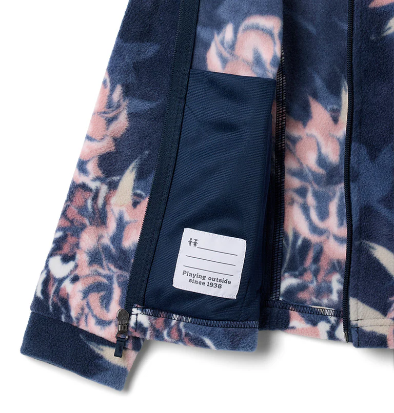 Girls' Benton Springs II Printed Fleece Jacket - Image 3