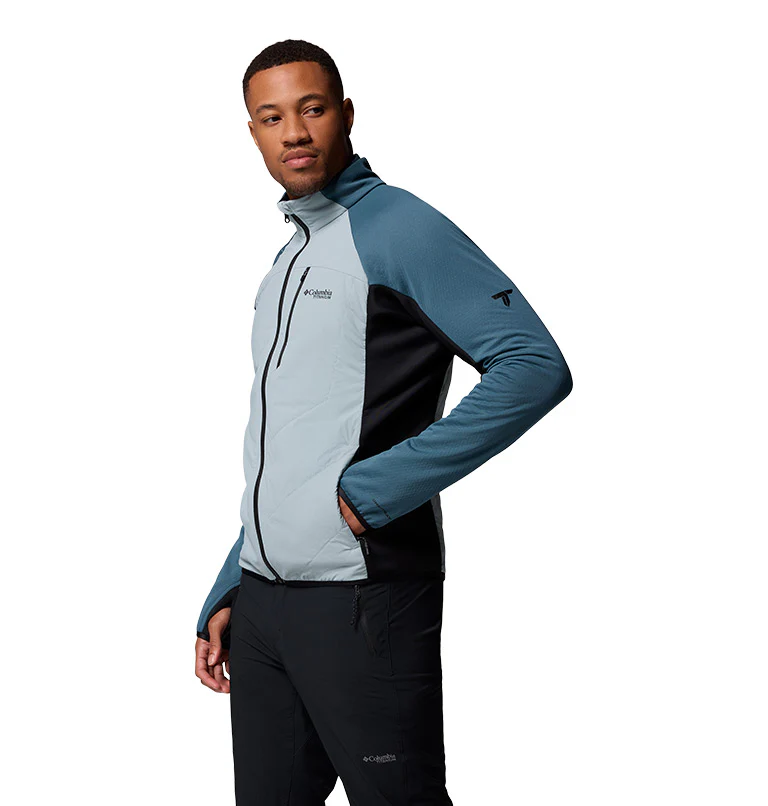 Men's Arctic Crest Hybrid Full Zip Jacket - Image 4