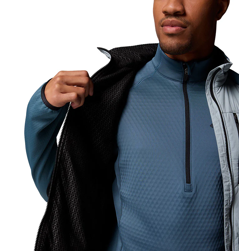 Men's Arctic Crest Hybrid Full Zip Jacket - Image 7