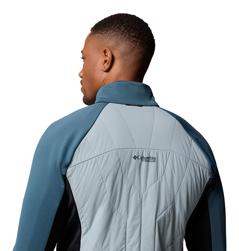 Men's Arctic Crest Hybrid Full Zip Jacket - Image 8
