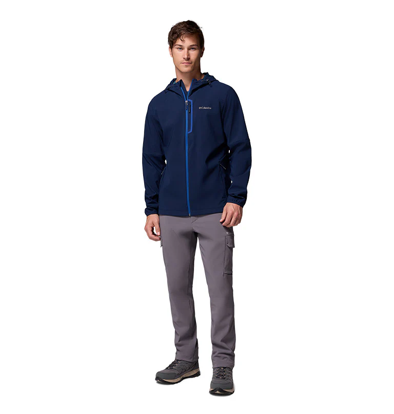 Men's Columbia Tech Softshell Hooded Jacket - Image 3