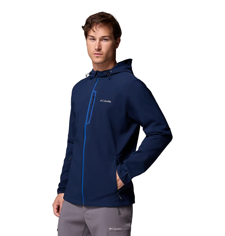 Men's Columbia Tech Softshell Hooded Jacket - Image 4