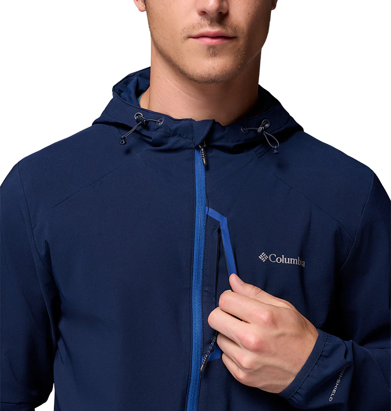 Men's Columbia Tech Softshell Hooded Jacket - Image 6