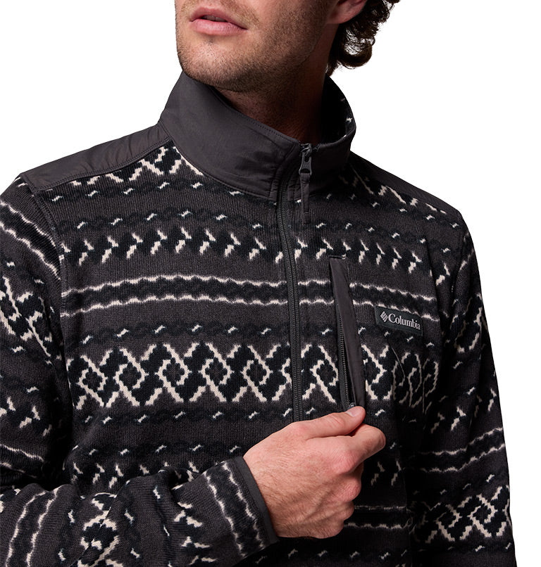 Men's Sweater Weather II Printed Half Zip Pullover - Image 6