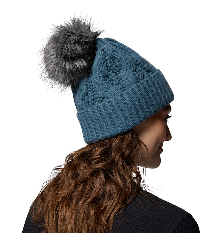 Women's Boundless Days Cable Knit Pom Beanie - Image 3
