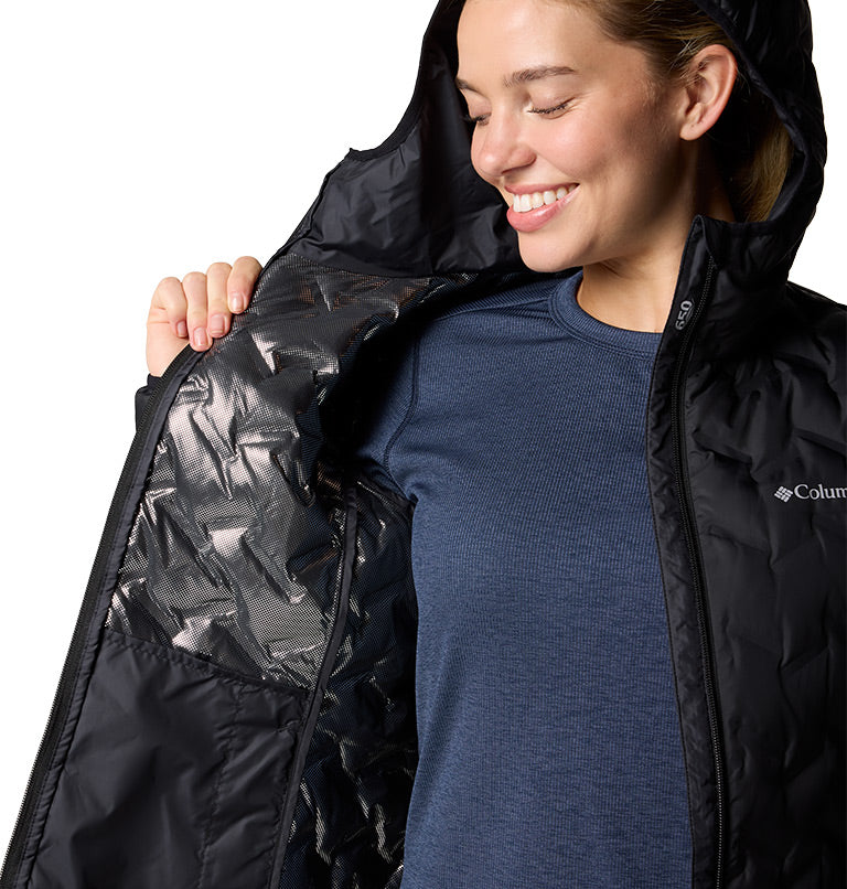 Women's Delta Ridge II Down Hooded Jacket - Image 6
